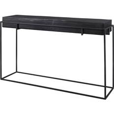 Black Console Tables Uttermost Telone Modern Console Table