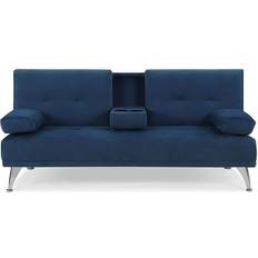 Serta Milan Modern Futon Sofa 37.4" 2 Seater