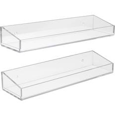 Spice Racks Sorbus Acrylic Floating Display Shelves, Clear Shelf Spice Rack