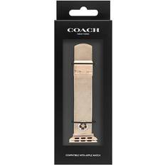 Coach watch band Coach Rose Gold-Tone Mesh 38/40/41mm Apple Watch Band Rose