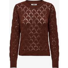 JDY Letty Pullover - Chestnut Brown