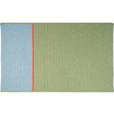 Blue Entrance Mats Colonial Mills Vecina Farmhouse Style Braided Brown, Green, Blue, Red