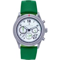 Meridian¨ Nautis Meridian Chronograph Strap Watch Green