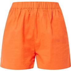 PrettyLittleThing Woven Elastic Waist Floaty Shorts - Orange