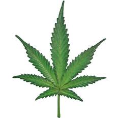 Interior Details Design Toscano Marijuana Leaf Cannabis Wall Sculpture Figurine