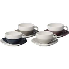 Céramique Sous-tasses Royal Doulton Coffee Studio Flat White Cup and Saucer (Set of 4) Sous-tasse