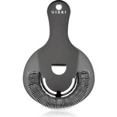 Black Strainers Viski Hawthorne Cocktail Strainer