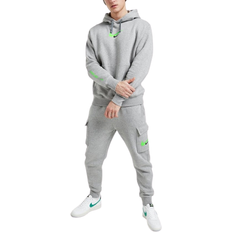 Nike swoosh hoodie Nike Two Swoosh Hoodie - Grey
