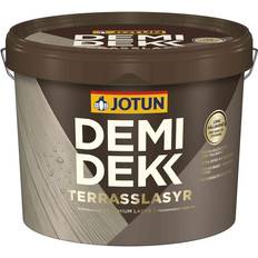 Jotun Demidekk Terrace Glaze Lasyrfärg, Träskydd Soot Black 10L