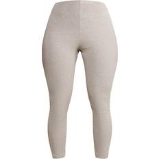 Femme - Gris Leggings PrettyLittleThing Shape Marl Rib Leggings - Oatmeal