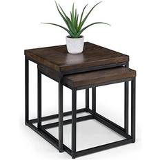 Julian Bowen Brooklyn Nesting Table 50x50cm 2pcs