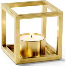 Métal Porte-bougies Audo Copenhagen Kubus T Brass Candle Holder 7cm