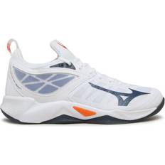 Volleyball Shoes Mizuno Wave Dimension - White/Dark Denim/Blue Jasper