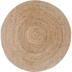 House Nordic Tapis Bohème De Forme Ronde 120 cm x 1 cm Bombay II Naturel 120cm