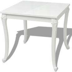 Tavoli da pranzo vidaXL High Gloss Dining Table 80x80cm