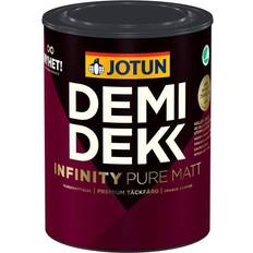 Jotun Träfasadsfärger Målarfärg Jotun Demidekk Infinity Pure Matt Träfasadsfärg Valfri Kulör 0.75L