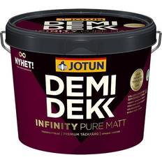 Jotun Träfasadsfärger Målarfärg Jotun Demidekk Infinity Pure Matt Träfasadsfärg Valfri Kulör 3L