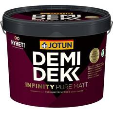 Jotun Träfasadsfärger Målarfärg Jotun Demidekk Infinity Pure Matt Träfasadsfärg Valfri Kulör 10L