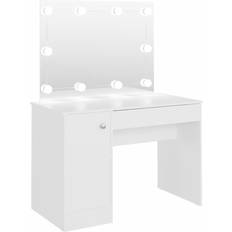 MDF Toiletborde vidaXL Makeup Toiletbord 55x110cm