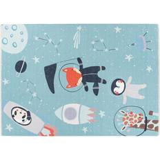 My Greta Blue Orange 115cm W x 170cm L