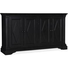 Black Storage Cabinets Hooker Furniture 7228-55007-99 Commerce Market Storage Cabinet