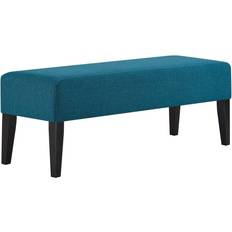 Green Settee Benches modway Connect Upholstered Settee Bench