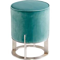 Turquoise Foot Stools Cyan Design 09594 Opal Throne Foot Stool