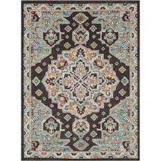 Red Carpets & Rugs Mohawk Home Laughton Traditional Medallion Black, Pink, Red, Gray