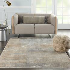 Nourison Solace Vintage Distressed Gray, Beige 60x"