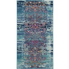 Rugs Direct Polypropylene Blue Rug 61x122 cm