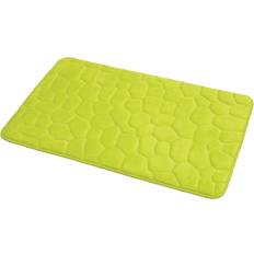 Evideco 3D Cobble Stone Shaped Memory Foam Bath Black, Yellow, Green