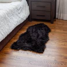 Carpets & Rugs Super Area Rugs Ultra Soft & Fluffy Black