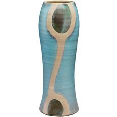 Jamie Young Company 14.25" Sapphire Blue Seaweed Cylindrical Maryln Vase