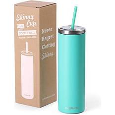 16 oz stainless steel tumbler Steel Skinny Insulated Tumbler