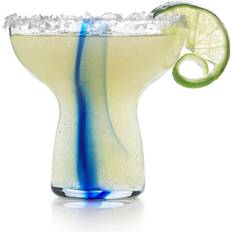 Libbey Blue Stemless Margarita Cocktail Glass