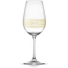 Joyjolt Golden Royale 17 European Crystal Wine Glass