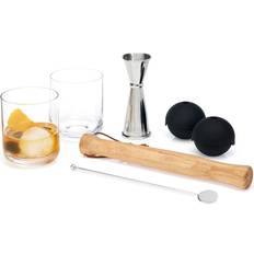 Multicolored Bar Equipment Viski 7 Muddled Cocktail Tool Bar Set