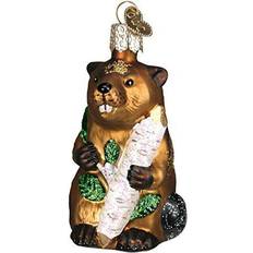 Grey Christmas Tree Ornaments Old World Christmas 12194 Wildlife Animals Glass Blown Ornaments Christmas Tree Ornament