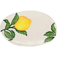 Vietri Limoni Small Oval All Ceramic/Earthenware/Stoneware Serving Dish