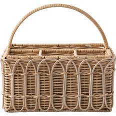 Juliska Provence Rattan Silverware Napkin Caddy Porte-serviettes