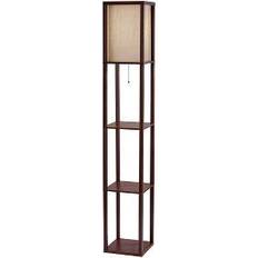 Adesso Wright Shelf Floor Lamp 160cm