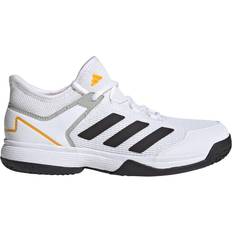 Textile Indoor Sport Shoes Children's Shoes adidas Kid's Ubersonic 4 - Cloud White/Core Black/Solar Gold