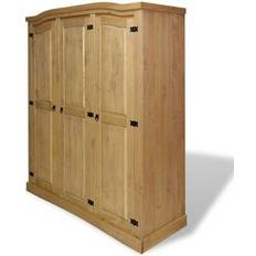 Bois Rangement Vêtements vidaXL Mexican Armoire 151.6x170cm