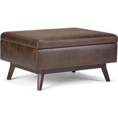 Leathers Coffee Tables Simpli Home Owen Coffee Table 26x34.1"