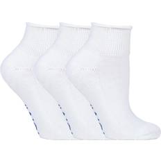 3XL Socks IOMI Cotton Cushioned Diabetic Socks 3-pack - White