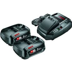 Bosch batteri 18v Bosch Starting Set 18 V (2 x 2.5 Ah + AL 1830 CV)