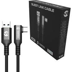 5 m - USB A-USB C - USB-kabel Kabler Vortex Virtual Reality Quest Link USB A - USB C 3.2 M-M Angled 5m