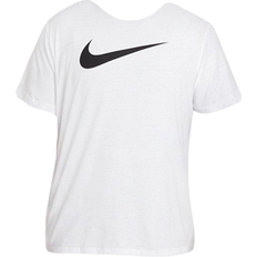 White T-shirts Nike Swoosh T-shirt - White/Black