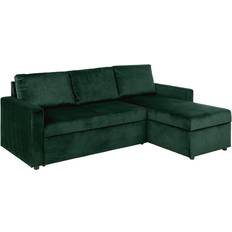 3 personers - Grøn - Sovesofaer Sacramento Chaise Longue Sofa 218cm 3 personers