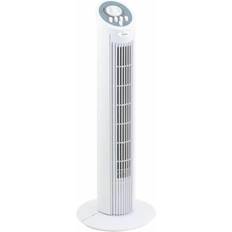 Blanc Ventilateurs Tour Ventilateur Colonne H74cm 50w Blanc Oscillant